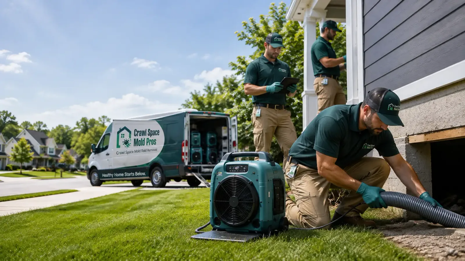 Crawl Space Mold Removal in Chester, MD